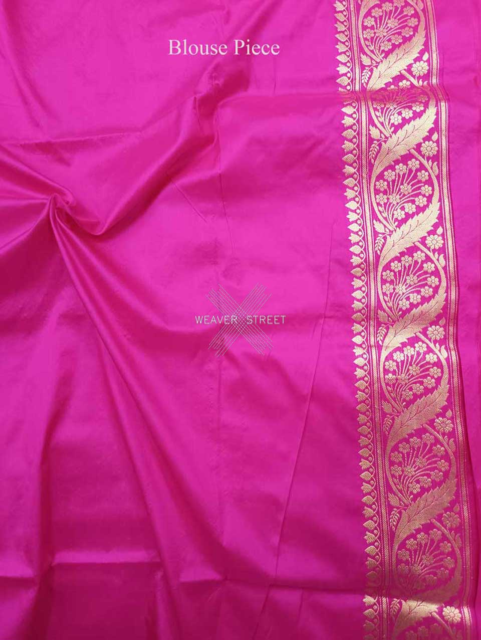 Light Pink katan silk Handwoven Banarasi saree with tilfi meenedar bird pair buta 6 blouse piece